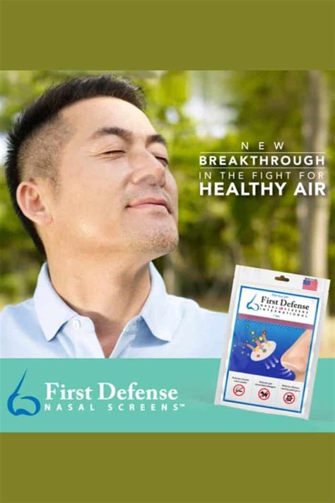 The tiny filters are designed to be inserted into the nasal passages to filter out particles or germs that may be. . First defence nasal screen net worth